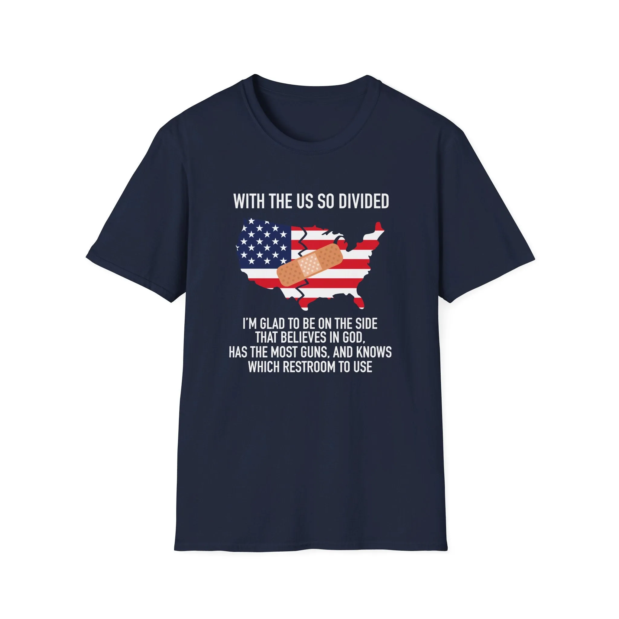 A Divided Country Unisex T-Shirt (Front & Back Design)