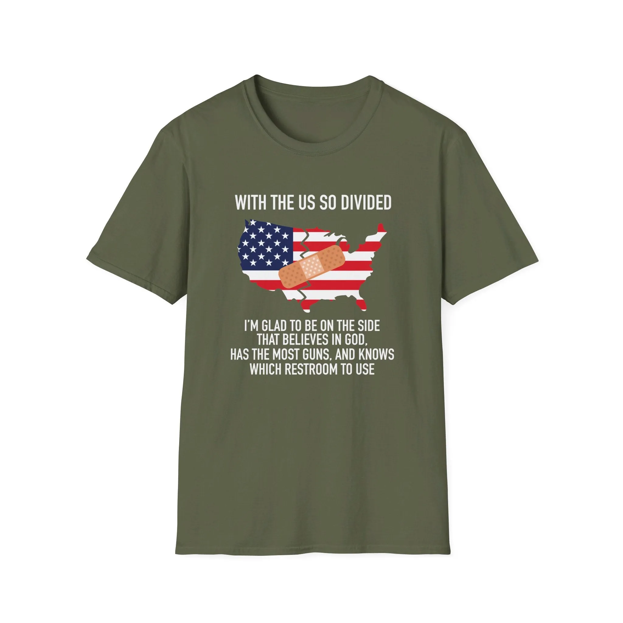 A Divided Country Unisex T-Shirt (Front & Back Design)