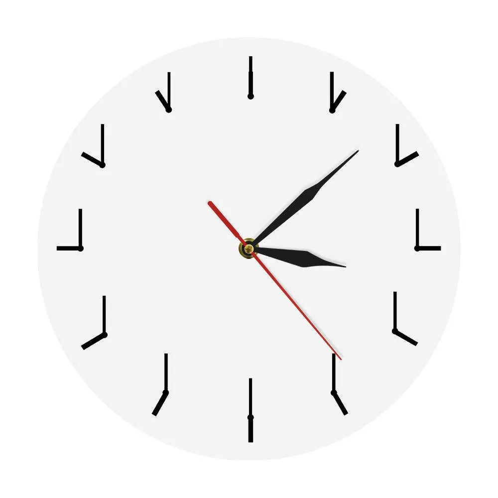 A Simple and Totally Redundant Wall Clock Decorative Wall Watch Clock For Living Room Redundant Clock Of Redundancy Abstrct Art