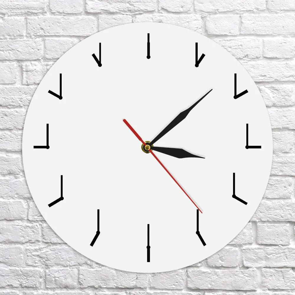 A Simple and Totally Redundant Wall Clock Decorative Wall Watch Clock For Living Room Redundant Clock Of Redundancy Abstrct Art