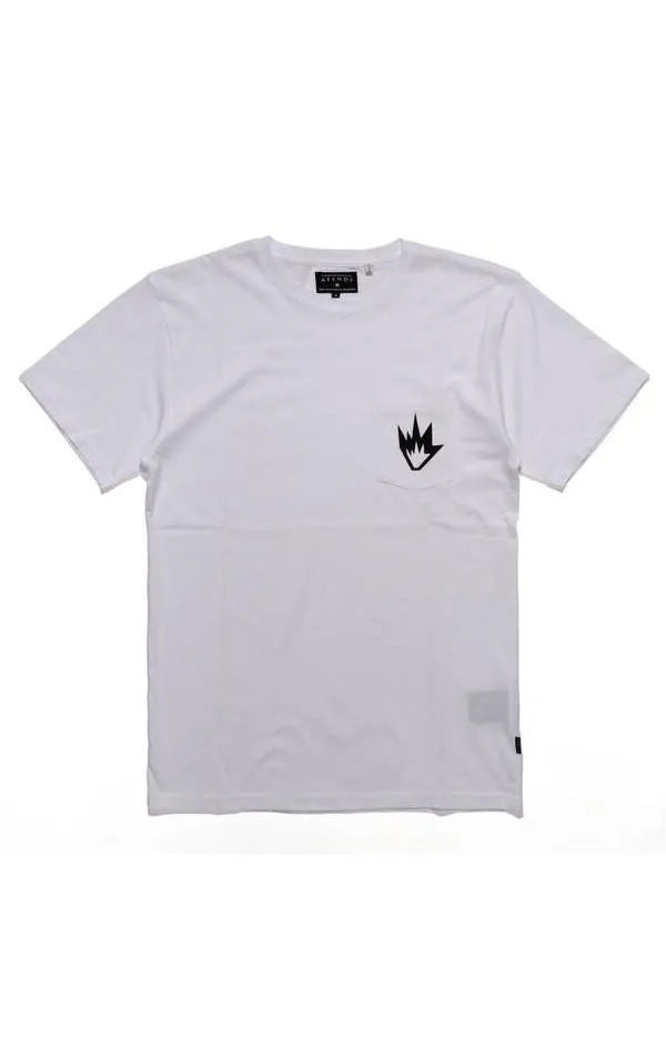 Afends Mens Flame II - Standard Fit Pocket Tee