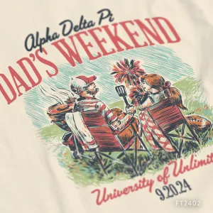 Alpha Delta Pi Dad's Weekend T-Shirt Design