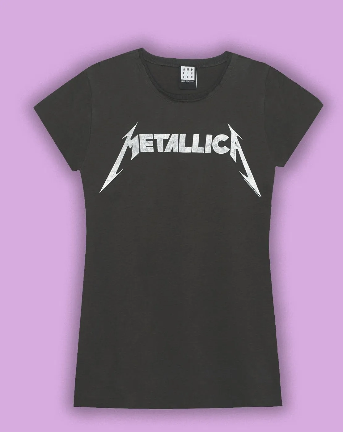 Amplified Metallica Logo Womens T-Shirt