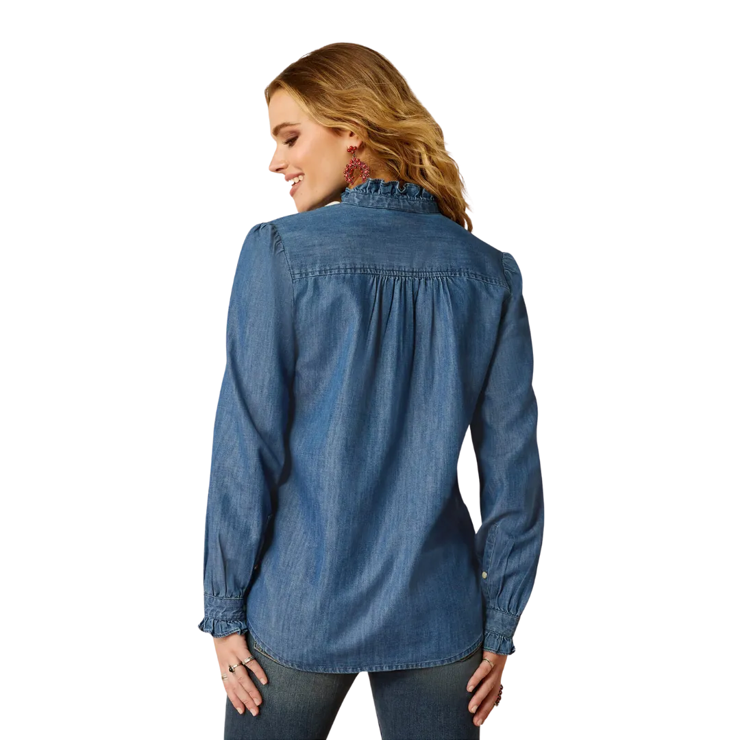 Ariat Women's Ingalls Medium Blue Top