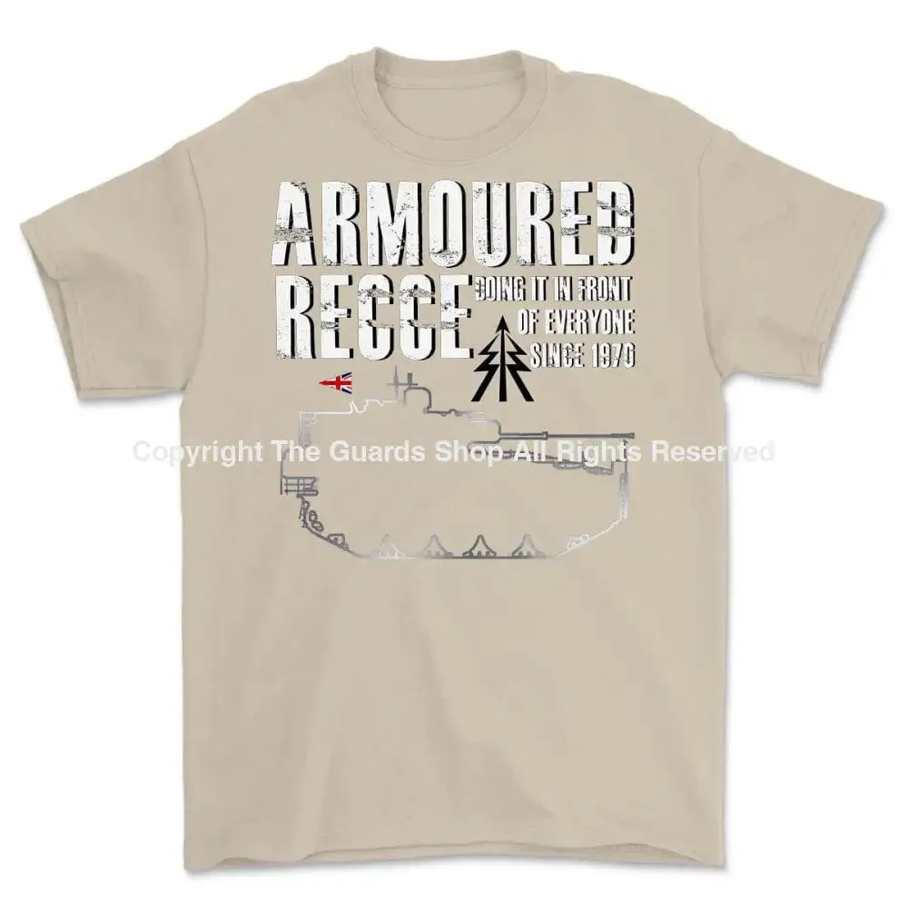 ARMOURED RECCE Doing In Front of Everyone Printed T-Shirt