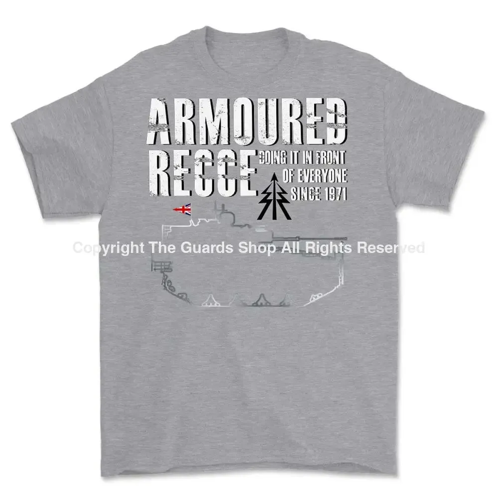 ARMOURED RECCE Doing In Front of Everyone Printed T-Shirt