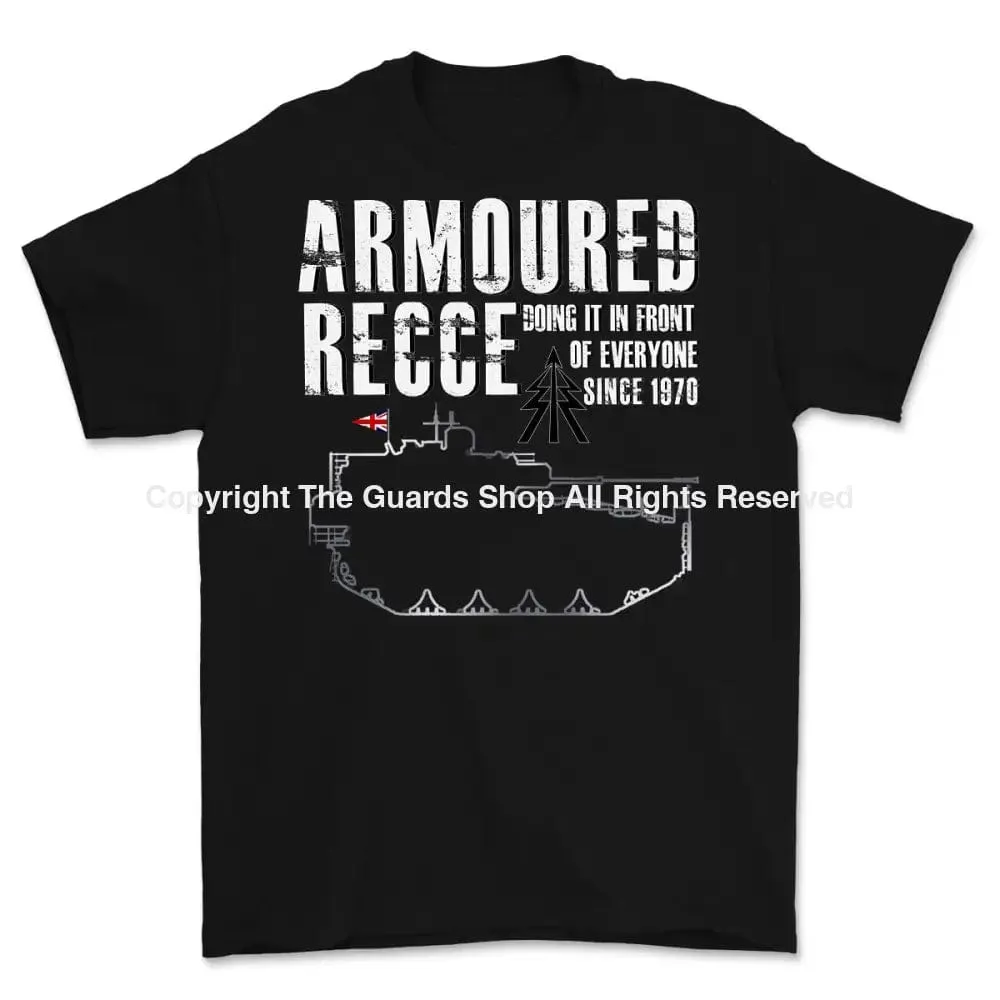 ARMOURED RECCE Doing In Front of Everyone Printed T-Shirt