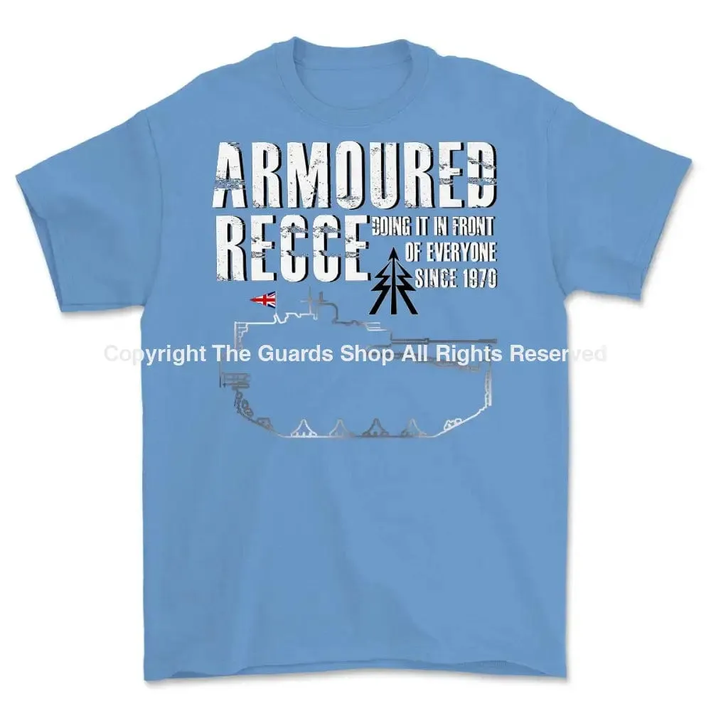 ARMOURED RECCE Doing In Front of Everyone Printed T-Shirt