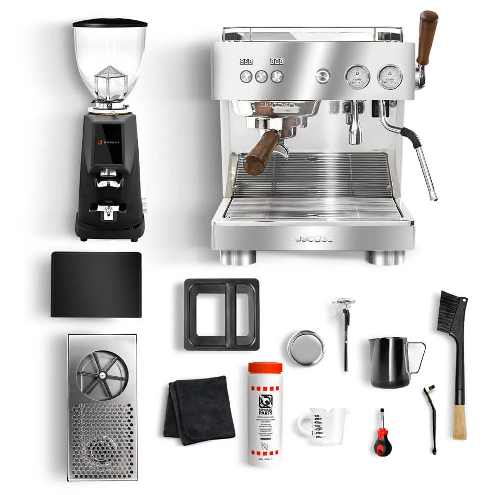 Ascaso Baby T x F4 EVO Coffee Cart Espresso Kit - Inox/Black