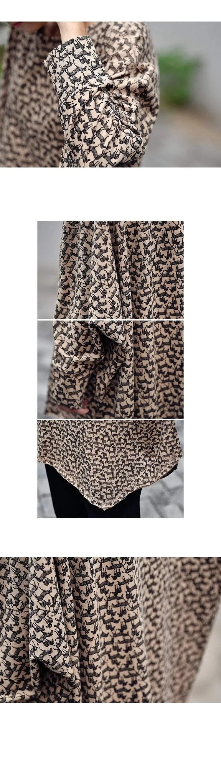 Asymmetrical Leopard T-Shirt