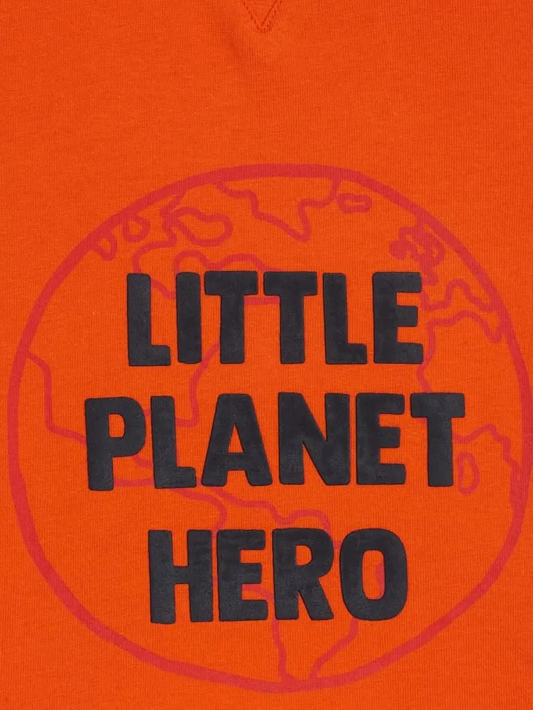 Baby HOP Orange Earth Design T-Shirt