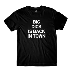 Back In Town Black Tee