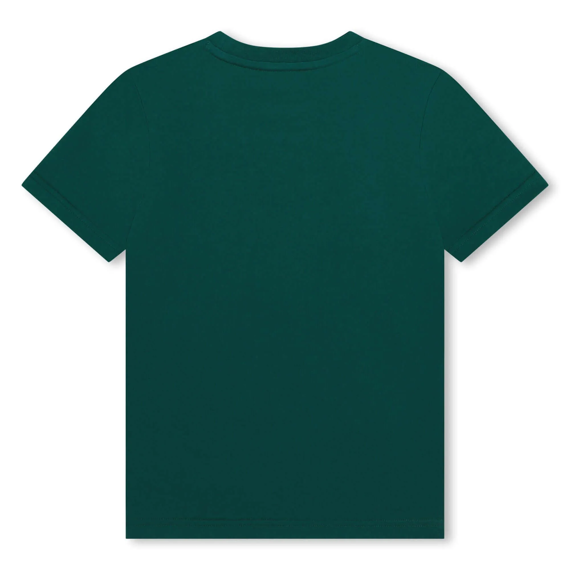 Boys Green Bold Logo Front T-Shirt