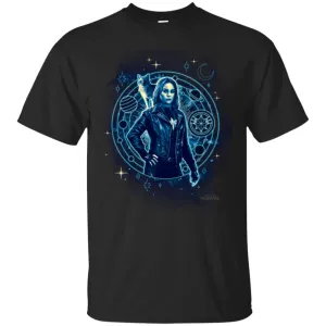 Captain Marvel Goose Geometric Circle Space Men Cotton T-Shirt