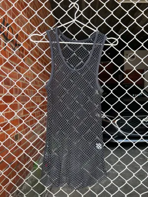 CAPTURE MESH SINGLET - BLACK