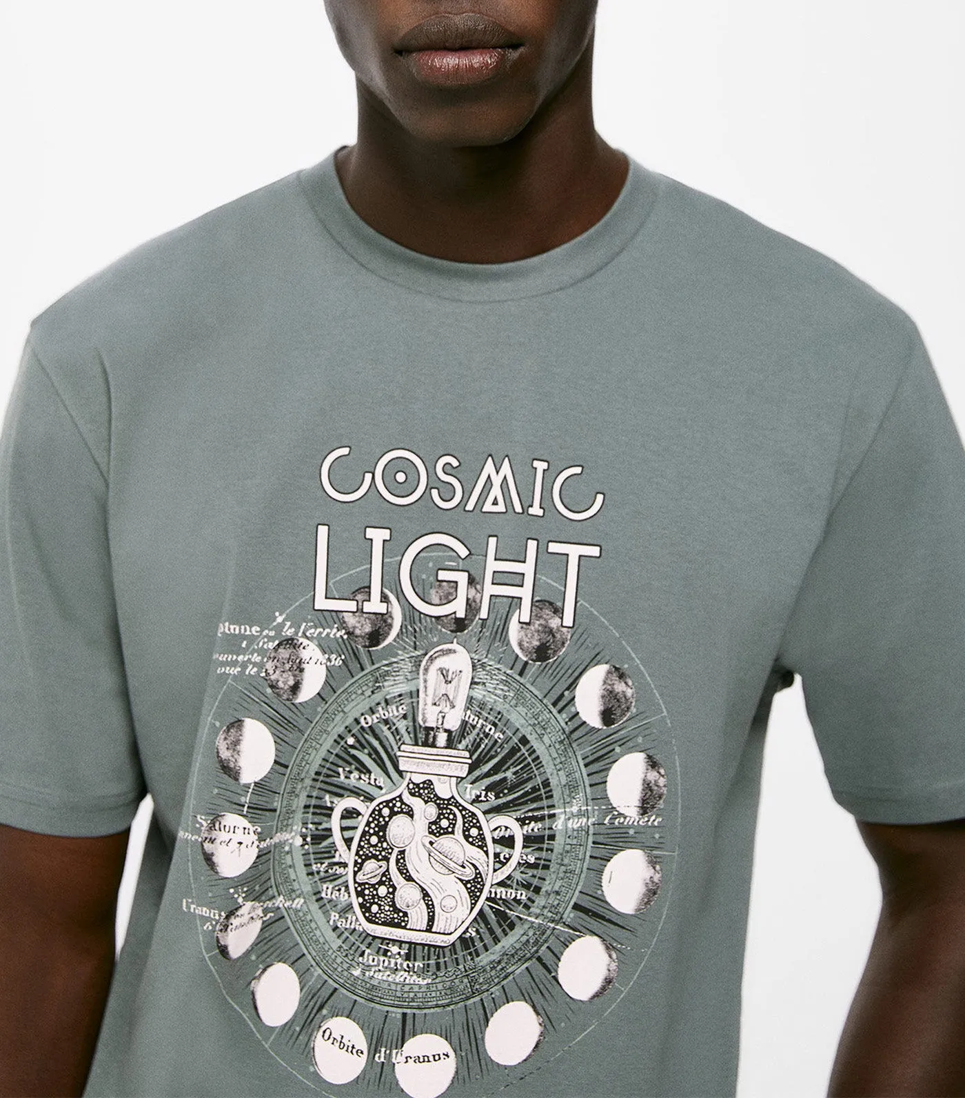 Cosmic T-Shirt Blue Gray