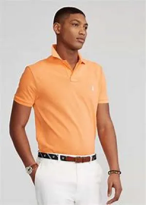 CUSTOM SLIM FIT MESH POLO SHIRT