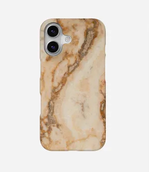 Dark Tan Marble Print Case