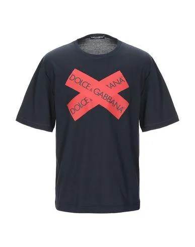 Dolce & Gabbana Man T-shirt Dark blue 38 suit