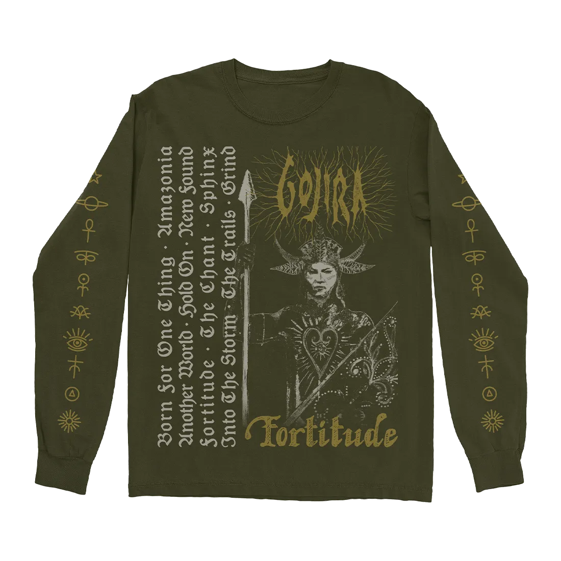 Fortitude Track List Long Sleeve T-shirt