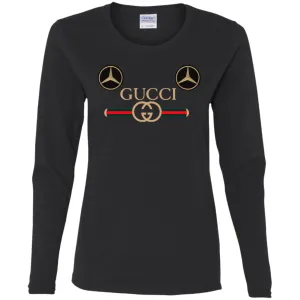 Gucci Mercedes Best T-shirt Women Long Sleeve Shirt