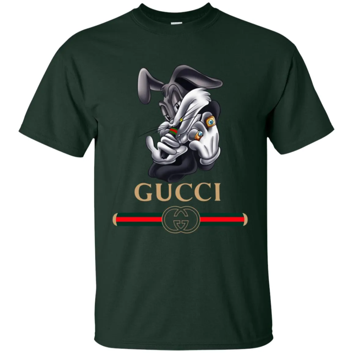 Gucci Rabbit Movie Disney T-shirt Men Cotton T-Shirt