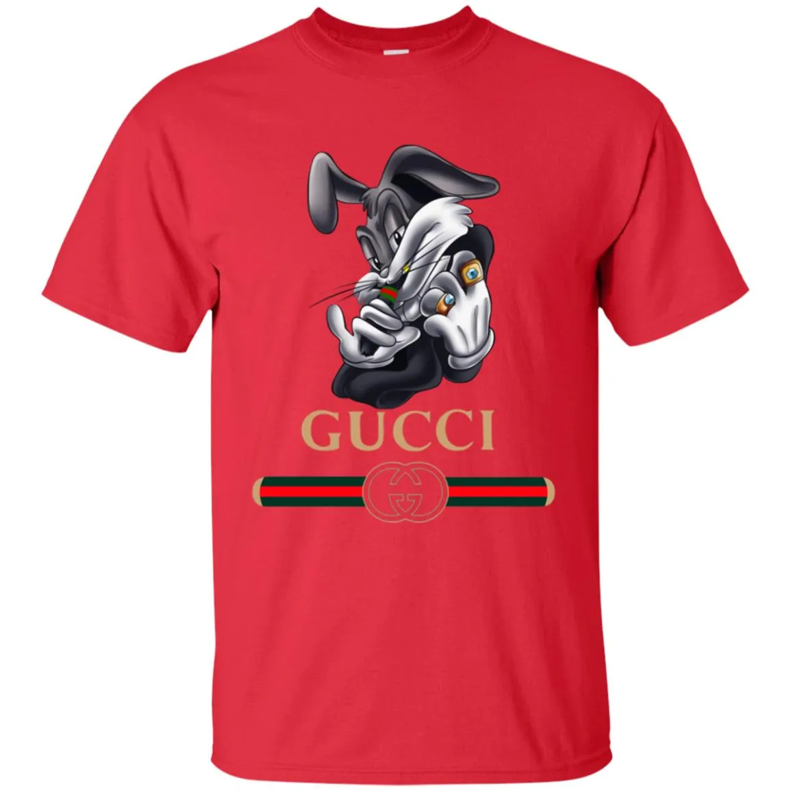 Gucci Rabbit Movie Disney T-shirt Men Cotton T-Shirt