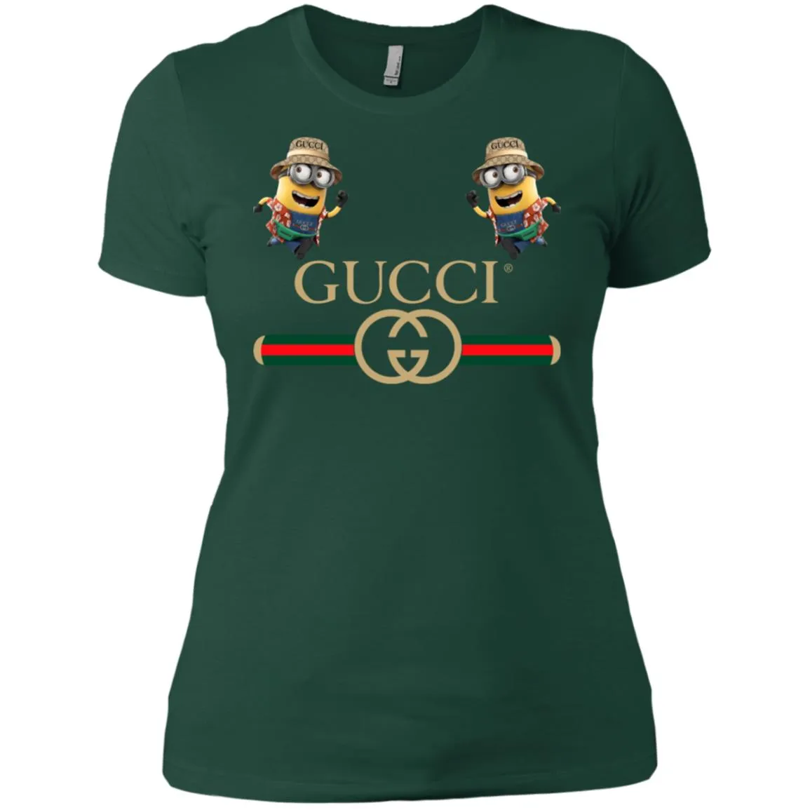 Gucci T-shirt Minion Funny Film T-shirt Women Cotton T-Shirt