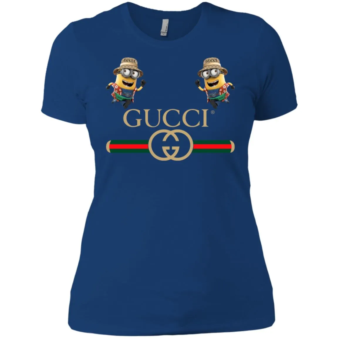 Gucci T-shirt Minion Funny Film T-shirt Women Cotton T-Shirt