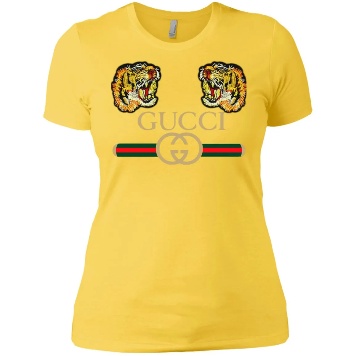 Gucci Tiger Love T-shirt Women Cotton T-Shirt