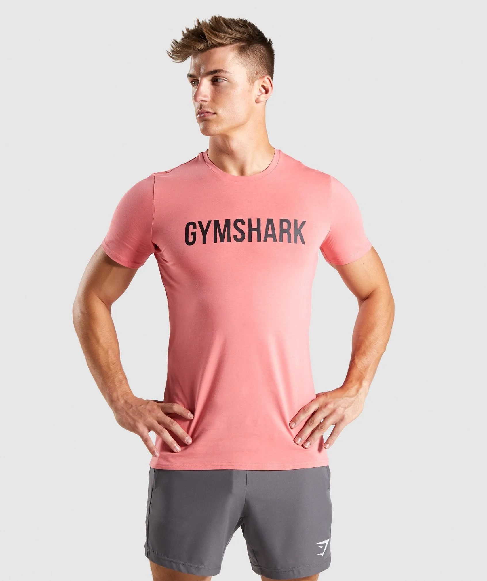 Gymshark Base T-Shirt - Washed Red