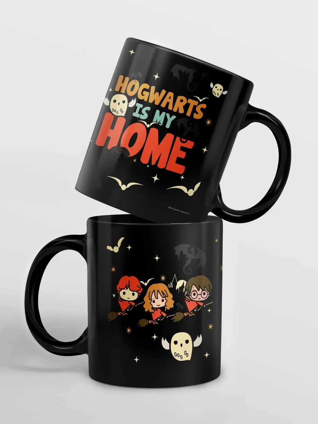 Harry Potter Hogwarts is my Home Ceramic 3D Black Coffee Mug - 325 Ml