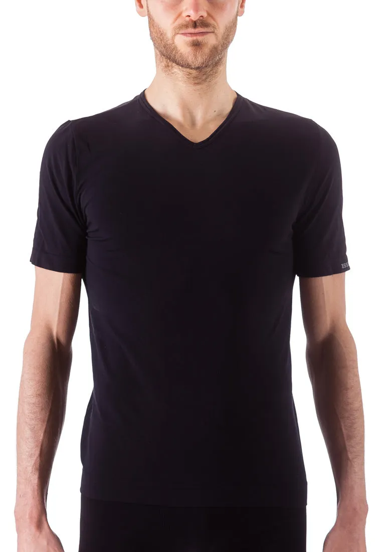 ISSIMO Seamless Mens V-Neck T-Shirt