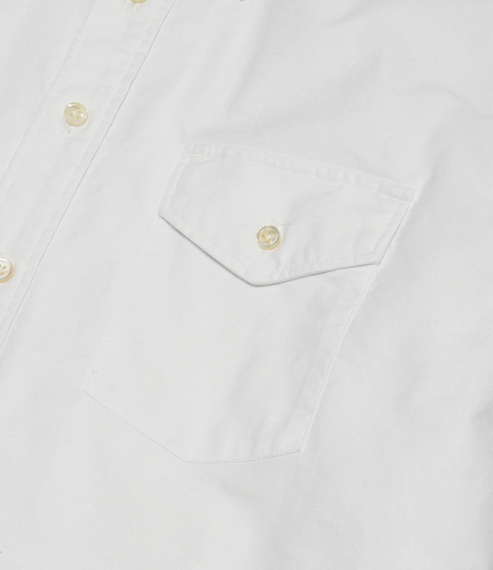 Ivy Shirt – White Cotton Oxford