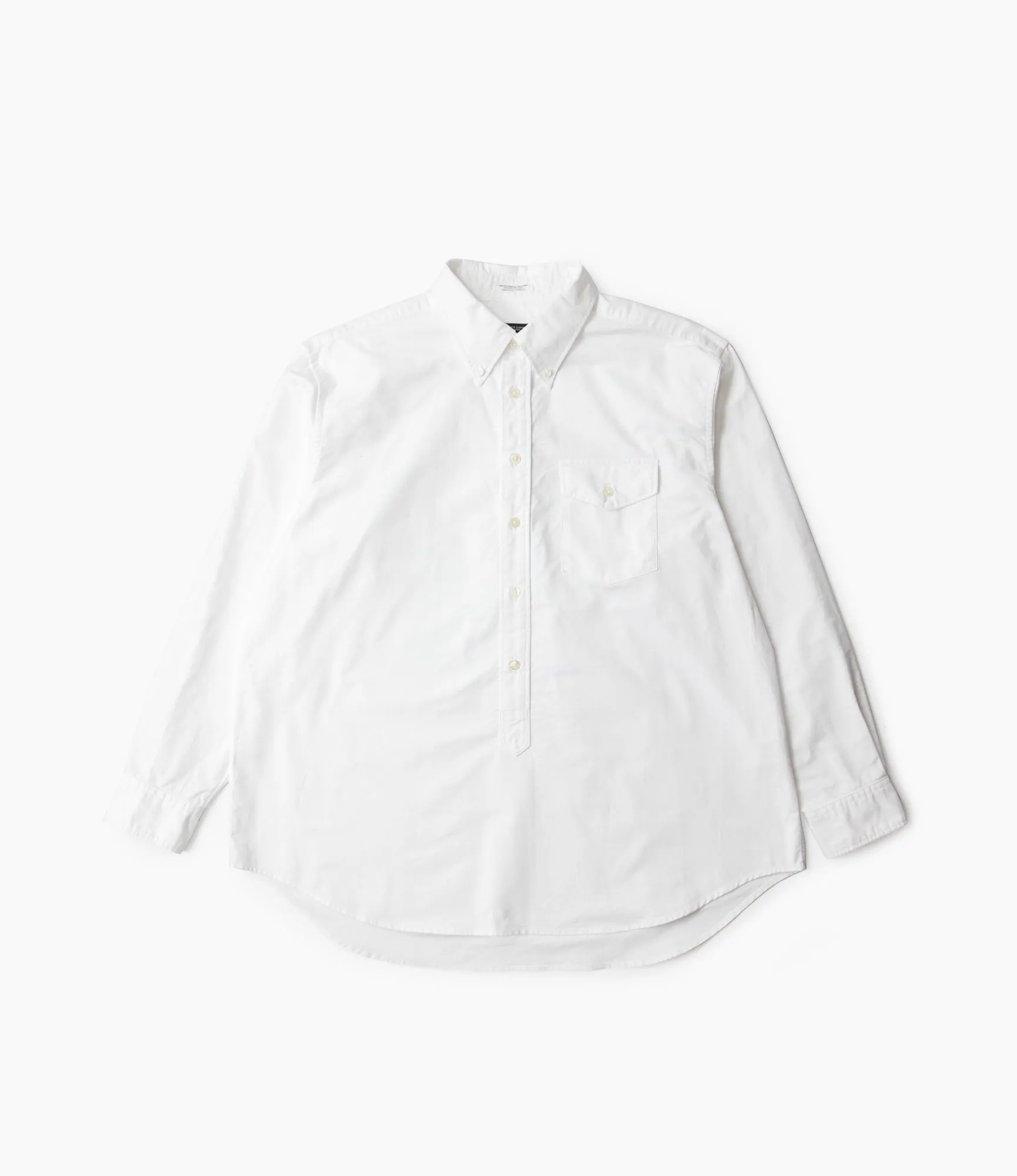 Ivy Shirt – White Cotton Oxford