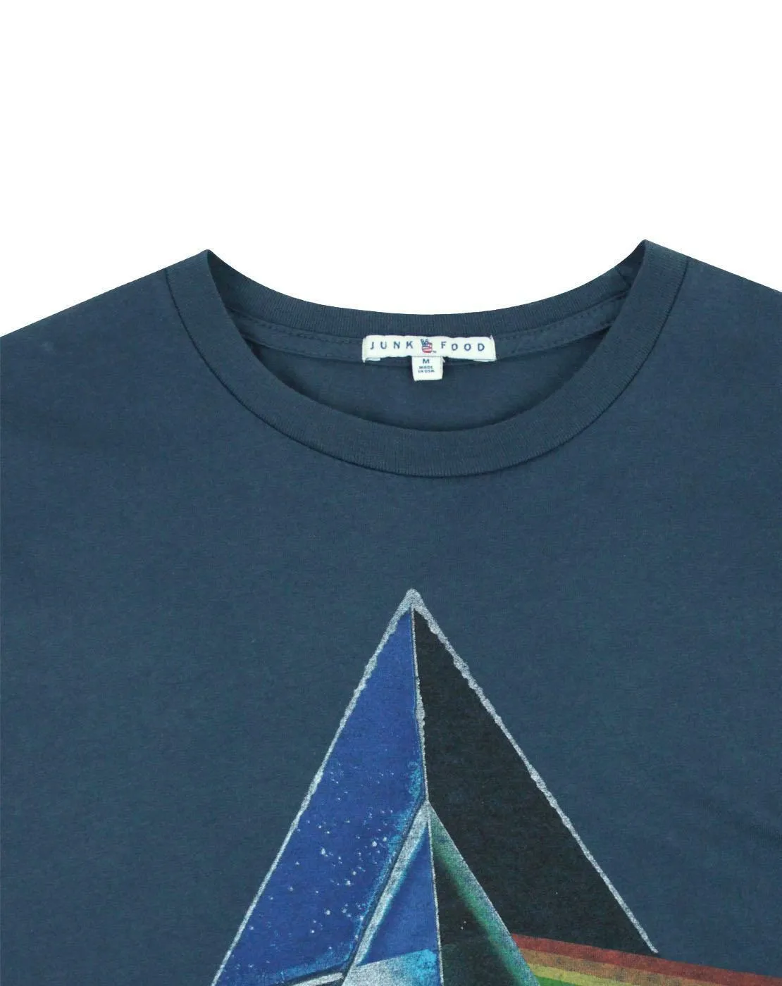 Junk Food Clothing Pink Floyd Mens Blue Short Sleeved T-Shirt