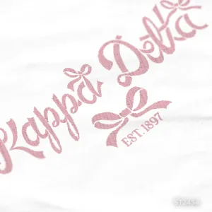 Kappa Delta Bow PR T-Shirt Design