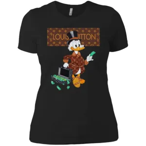 Louis Vuitton Donald Duck T-shirt Women Cotton T-Shirt