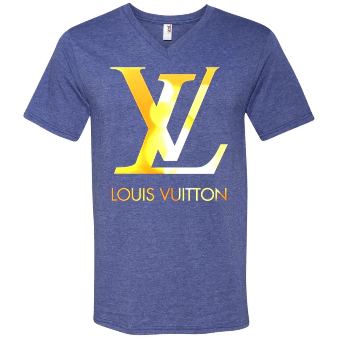 Louis Vuitton Gift T-shirt Men V-Neck T-Shirt