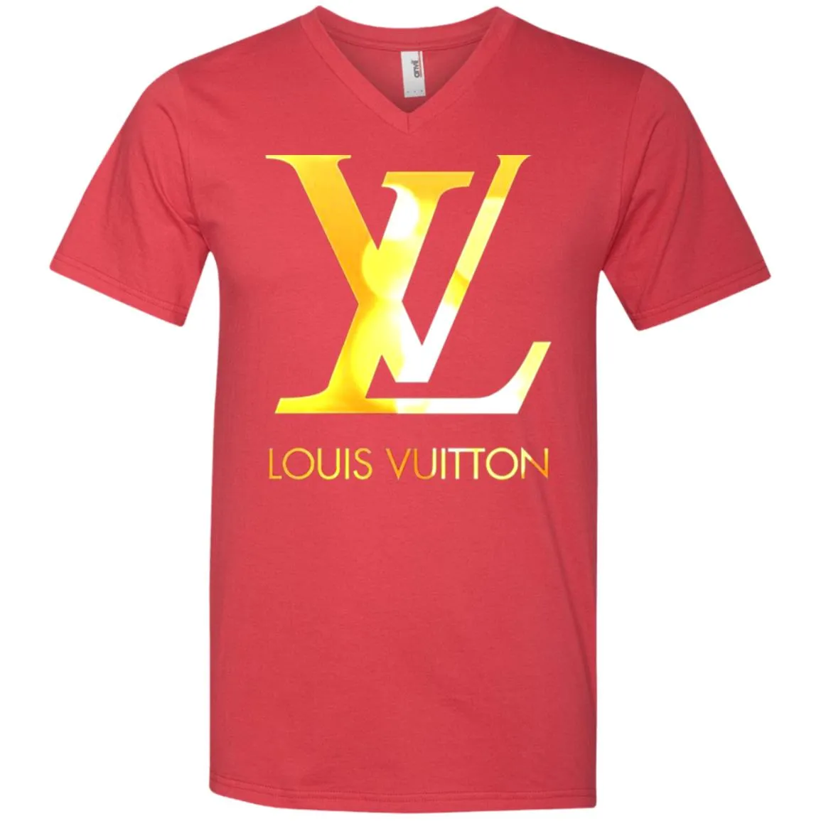 Louis Vuitton Gift T-shirt Men V-Neck T-Shirt