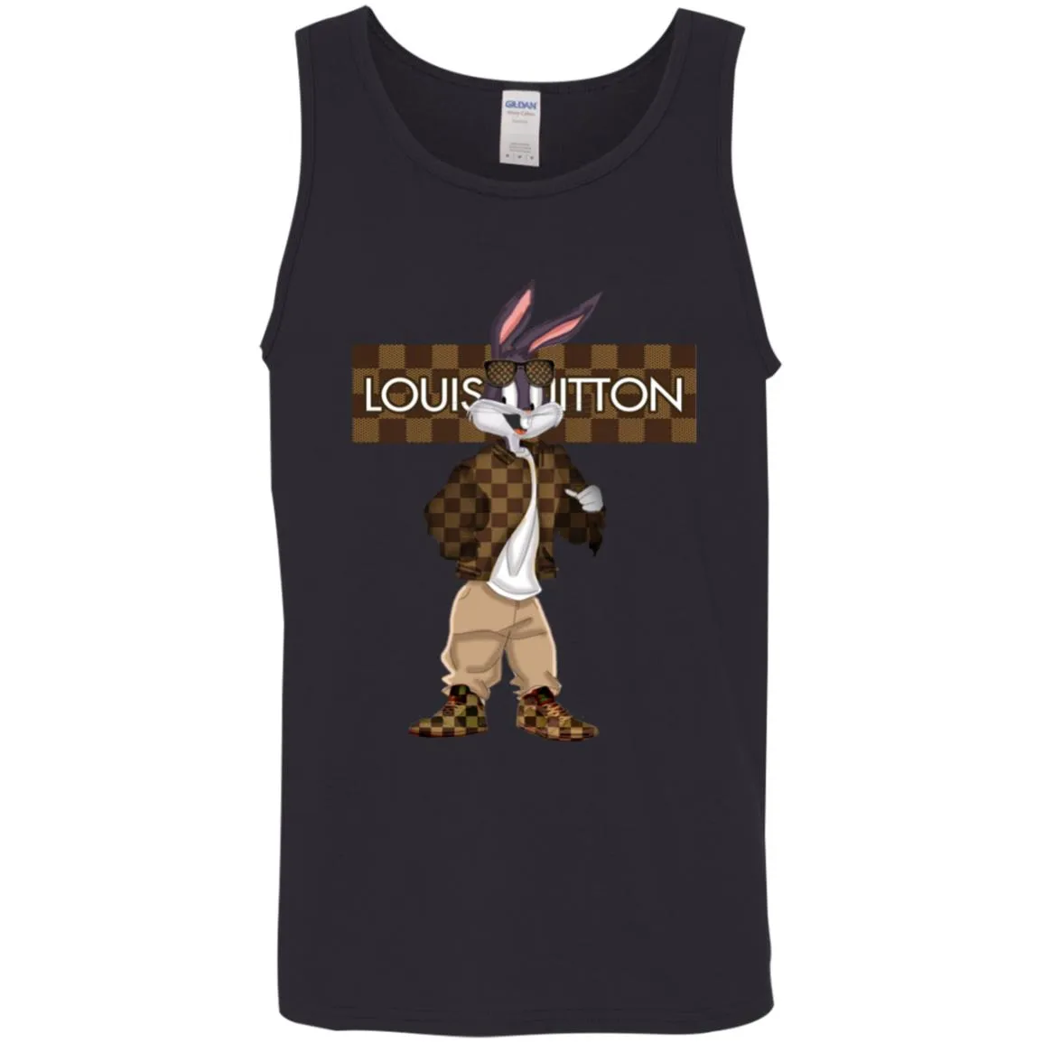 Louis Vuitton Rabbit Beauty T-shirt Men Cotton Tank