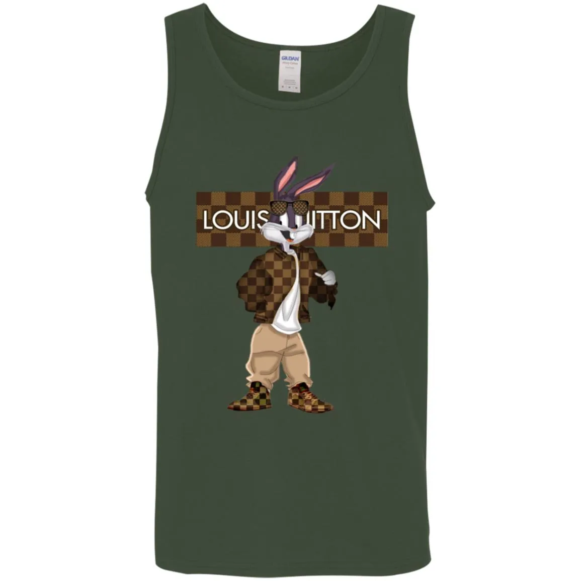 Louis Vuitton Rabbit Beauty T-shirt Men Cotton Tank