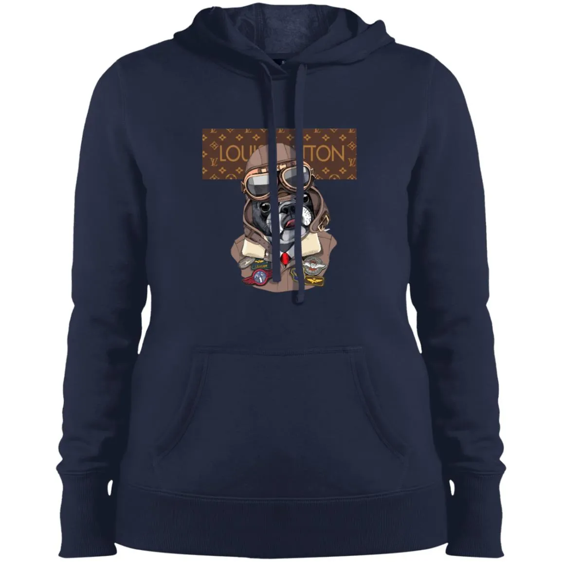 Louis Vuitton T-shirt Style Dogs T-shirt Women Hooded Sweatshirt