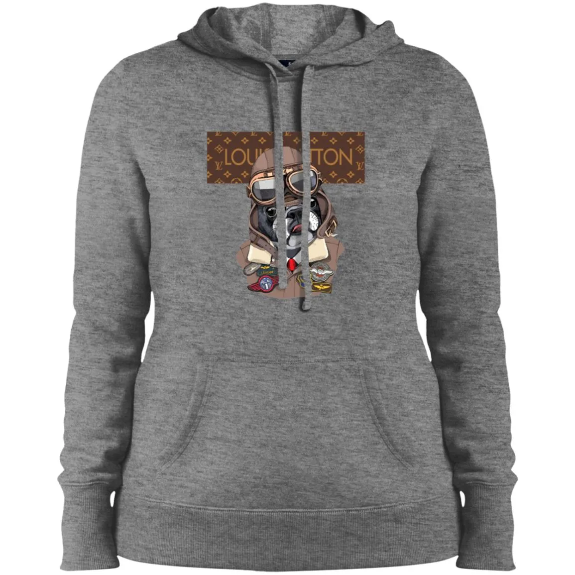 Louis Vuitton T-shirt Style Dogs T-shirt Women Hooded Sweatshirt