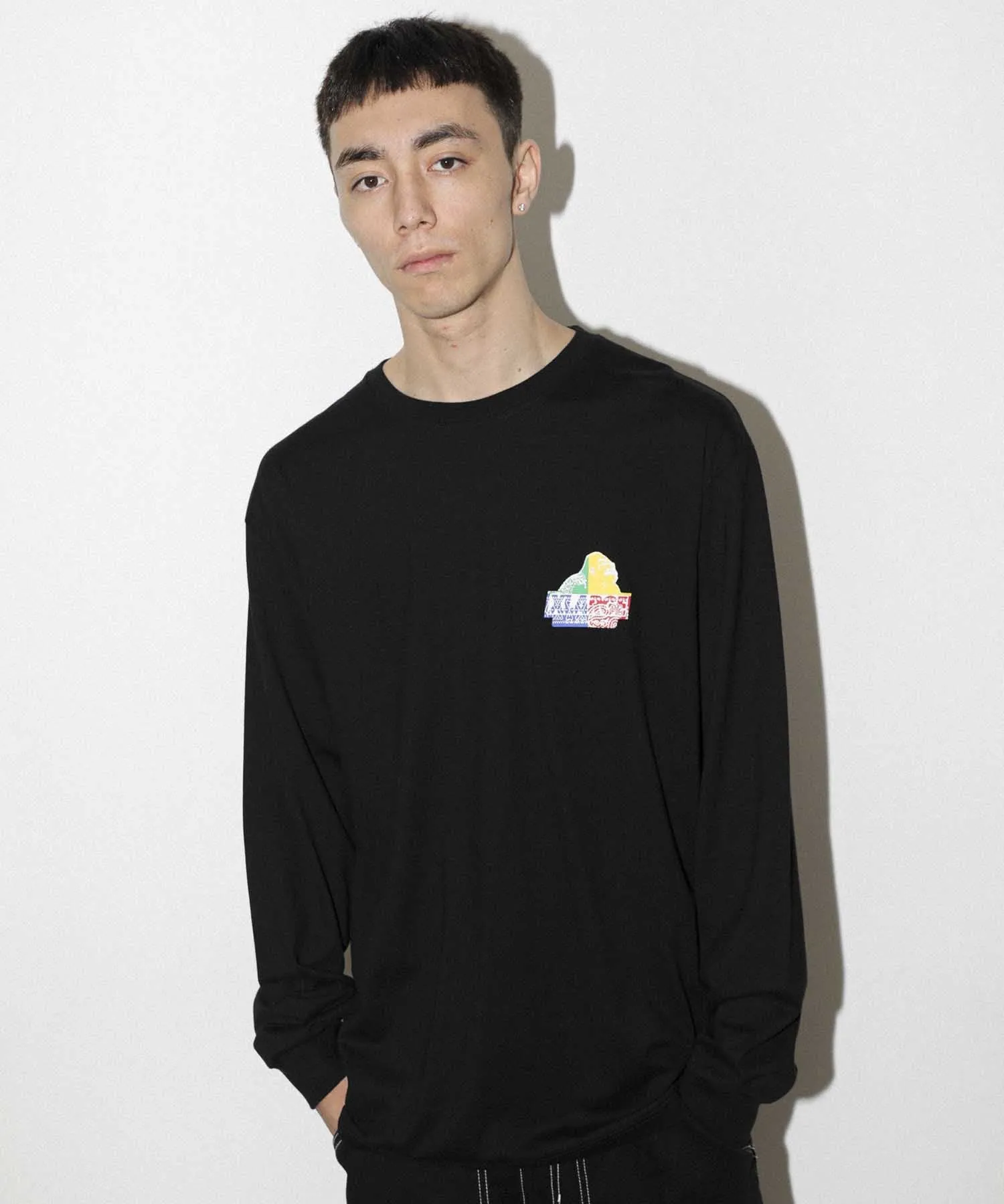 L/S PAISLEY SLANTED OG TEE