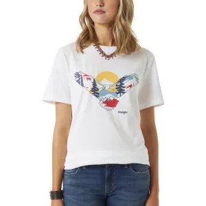 LWK578W - Wrangler Women's Retro® Graphic Tee - White