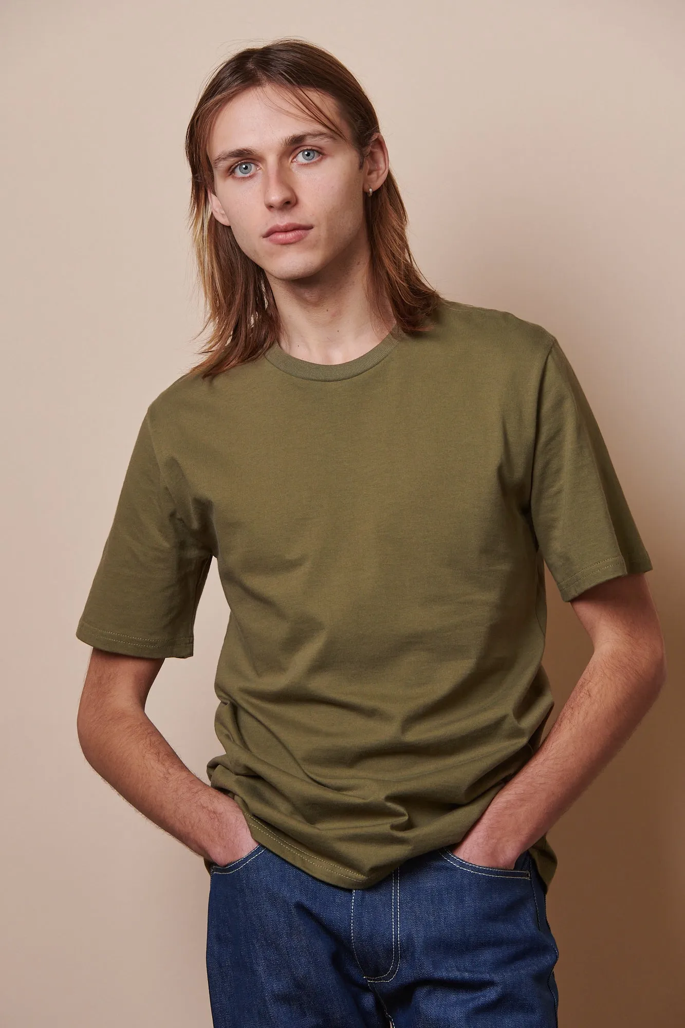 Men's Short Sleeve T Shirt - Olive