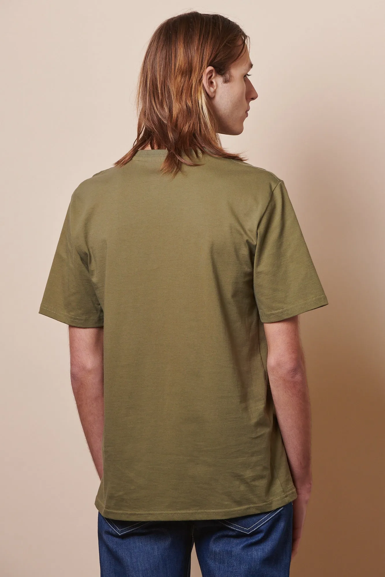 Men's Short Sleeve T Shirt - Olive