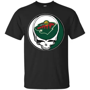 Minnesota Wild Grateful Dead Steal Your Face Hockey Nhl Shirts