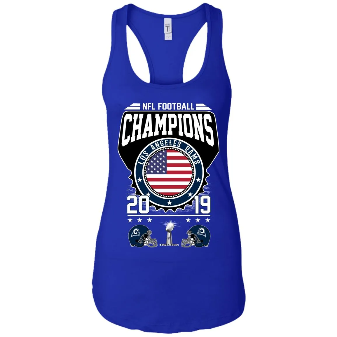 Nfl – Football Champions Los Angeles Rams Super Bowl 2019 Women Tank Top